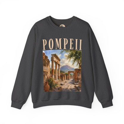 Pompeii Ruins Vintage Crewneck Sweatshirt