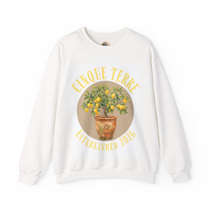 Cinque Terre Lemons Sweatshirt - Established 2026