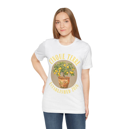 Cinque Terre Lemon Tee — Established 2026 Graphic T-Shirt