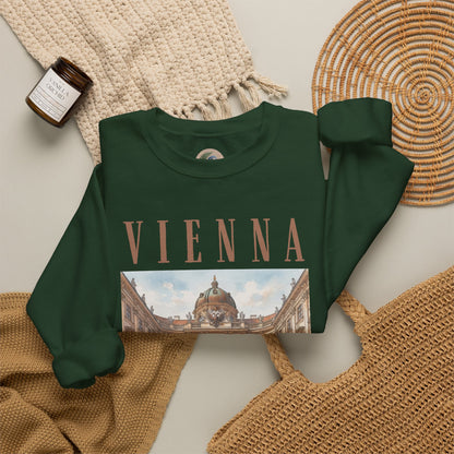Vienna Palace Crewneck Sweatshirt — Vintage Vienna Travel Sweatshirt