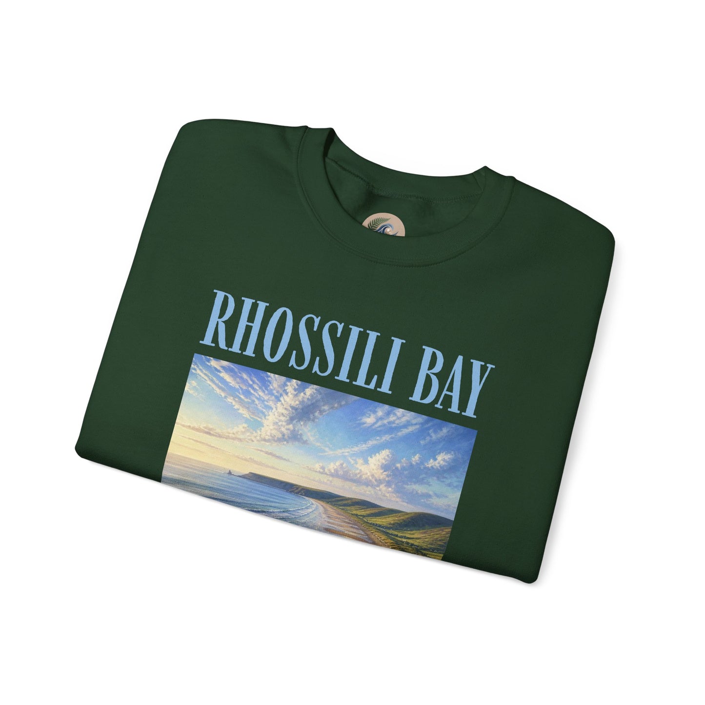 Rhossili Bay Scenic Crewneck Sweatshirt