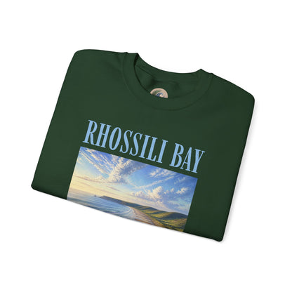Rhossili Bay Scenic Crewneck Sweatshirt