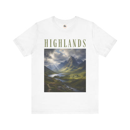 Highlands Scenic Tee — Vintage Mountain Landscape T-Shirt