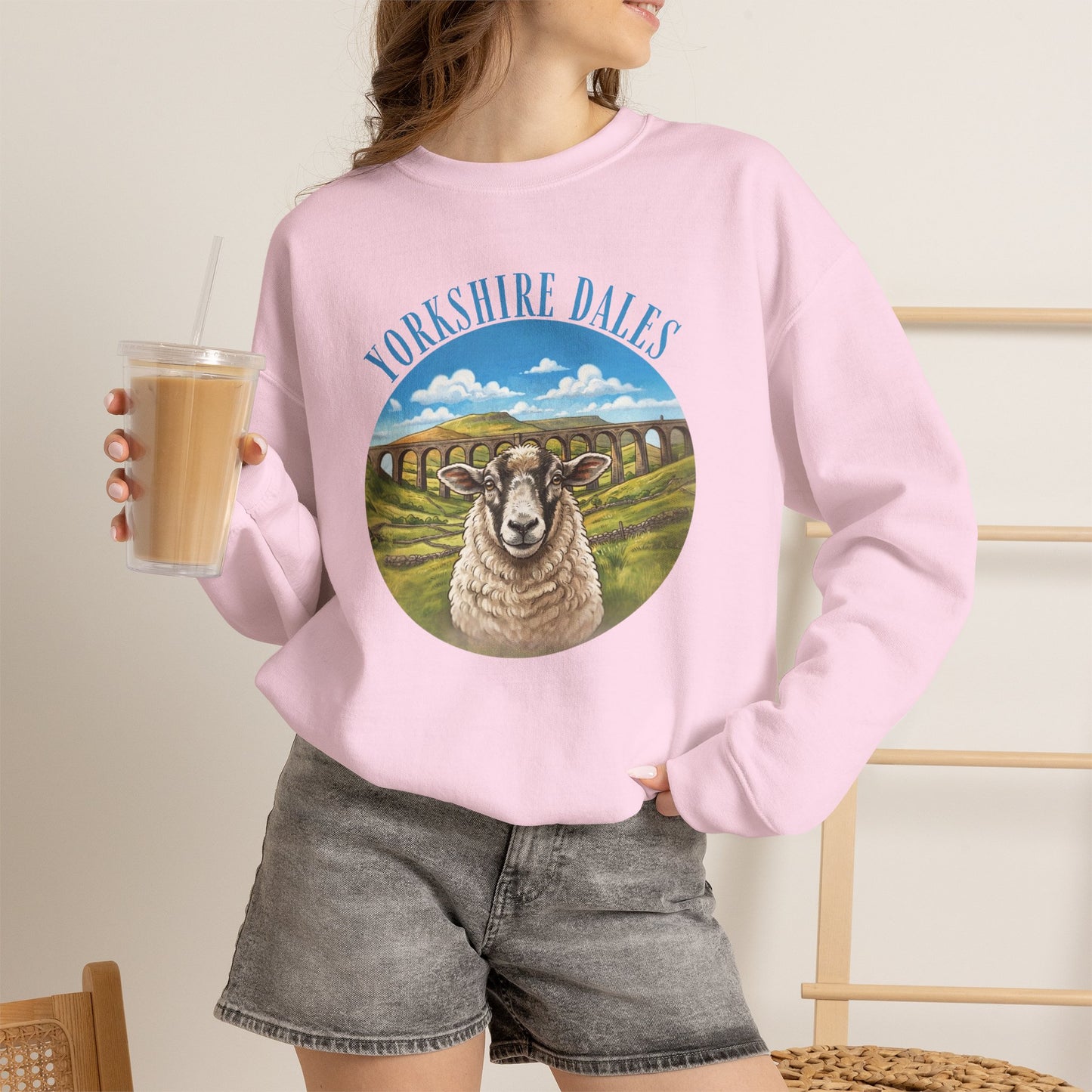 Yorkshire Dales Sheep Crewneck Sweatshirt