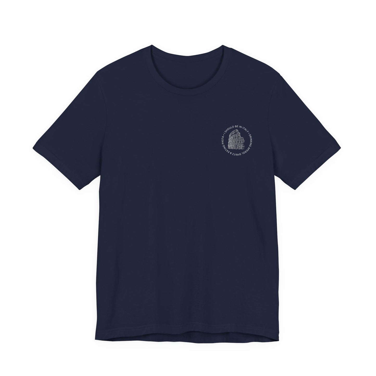 Aperol & Pasta Italy Tee — Minimalist Vintage Liberty Graphic T-Shirt