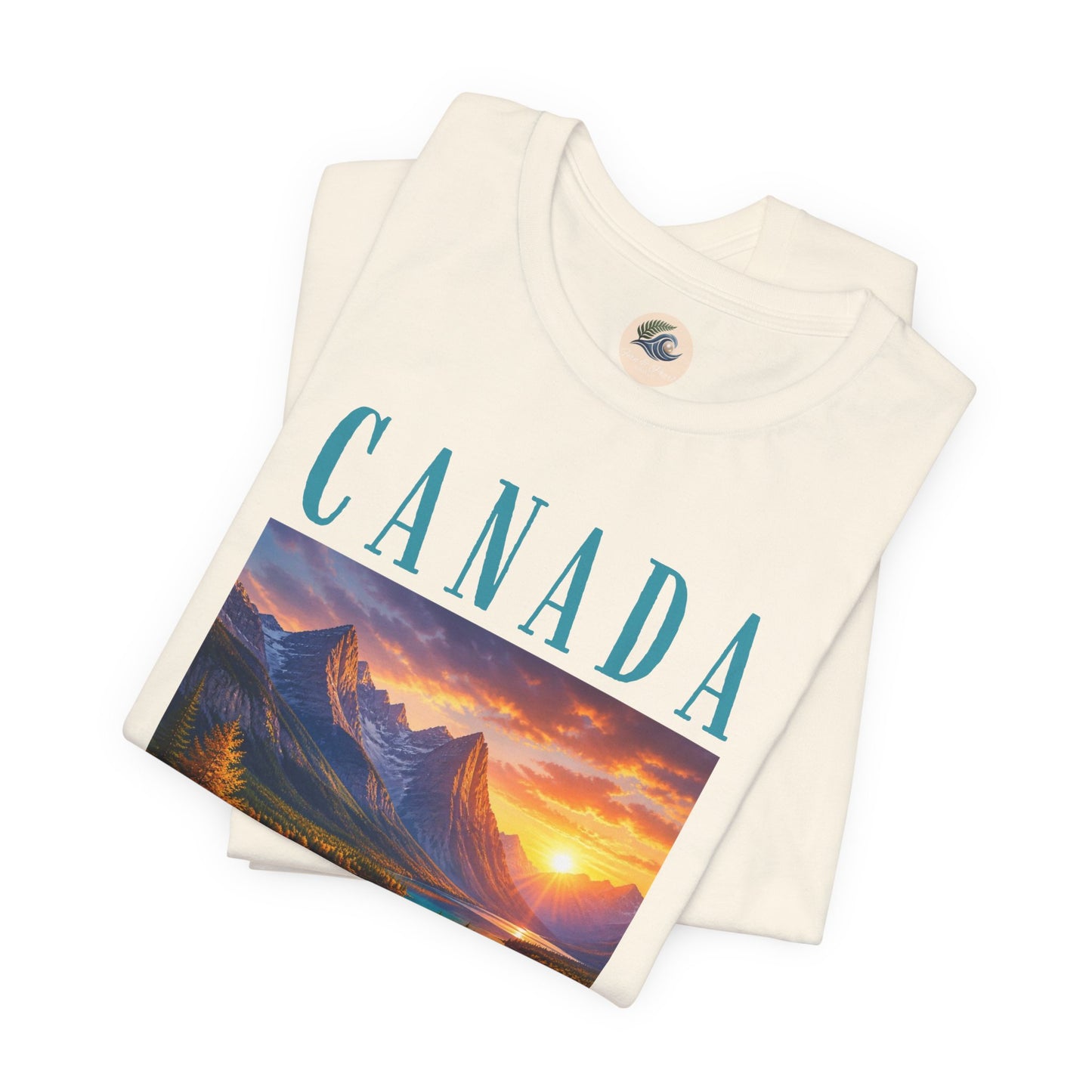 Canada Banff Scenic Mountain Tee — Sunrise Lake Landscape T‑Shirt