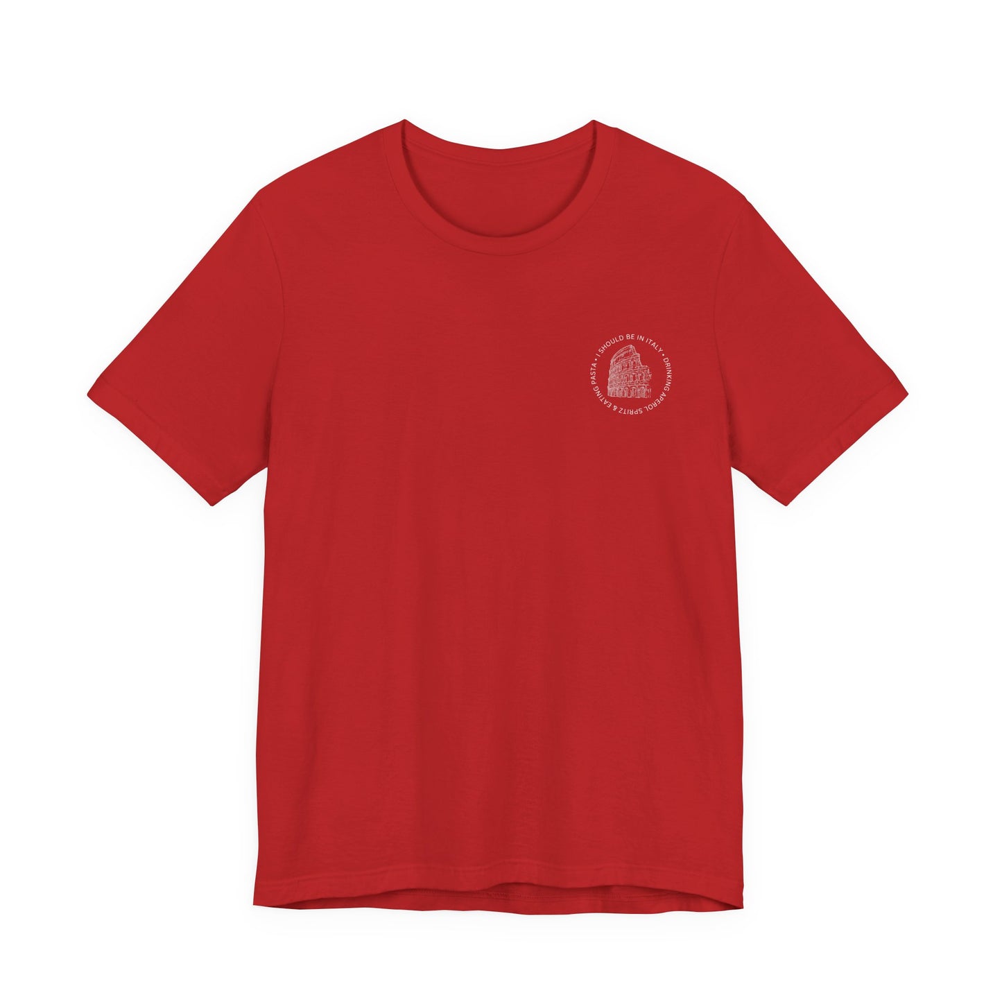 Aperol & Pasta Italy Tee — Minimalist Vintage Liberty Graphic T-Shirt