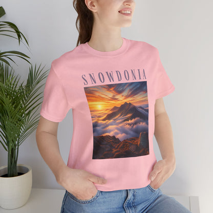 Snowdonia Mountain Sunset T‑Shirt