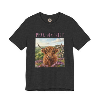 Peak District Highland Cow T‑Shirt