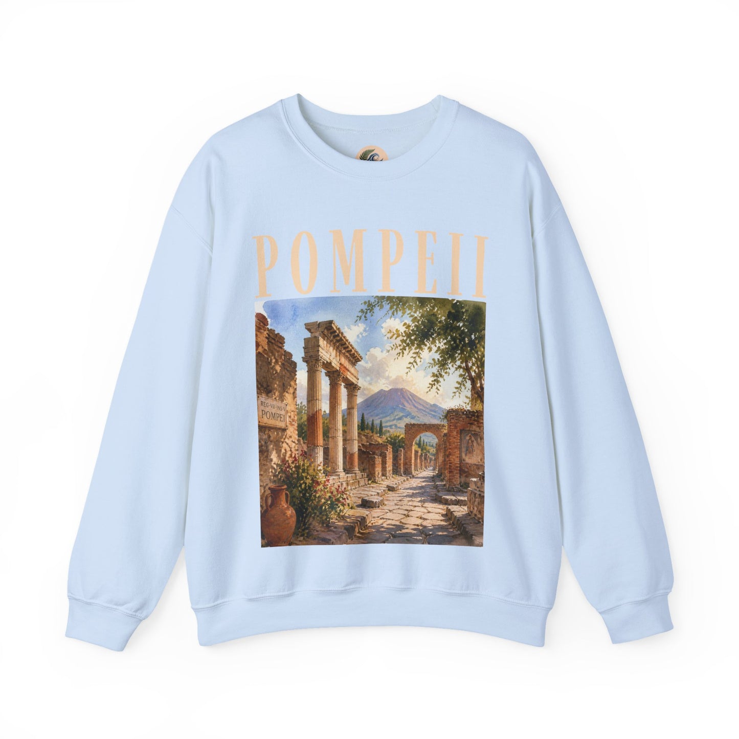 Pompeii Ruins Vintage Crewneck Sweatshirt