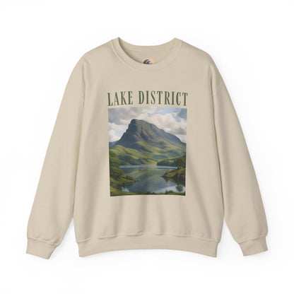 Lake District Scenic Sweatshirt — Vintage Landscape Crewneck