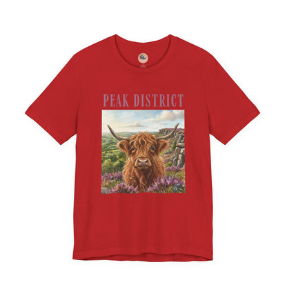 Peak District Highland Cow T‑Shirt