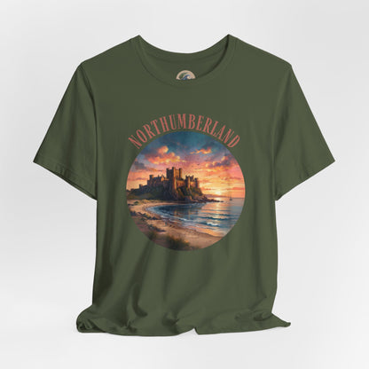 Northumberland Castle Sunset T‑Shirt