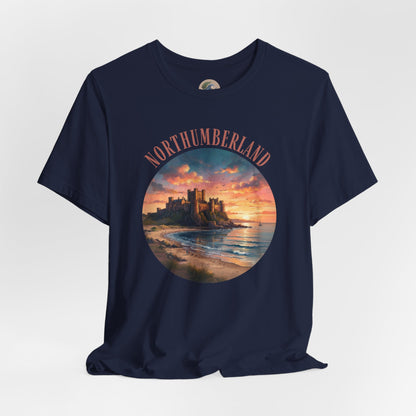Northumberland Castle Sunset T‑Shirt