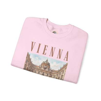 Vienna Palace Crewneck Sweatshirt — Vintage Vienna Travel Sweatshirt