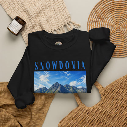 Glyderau Landscape - Snowdonia Mountain Crewneck Sweatshirt