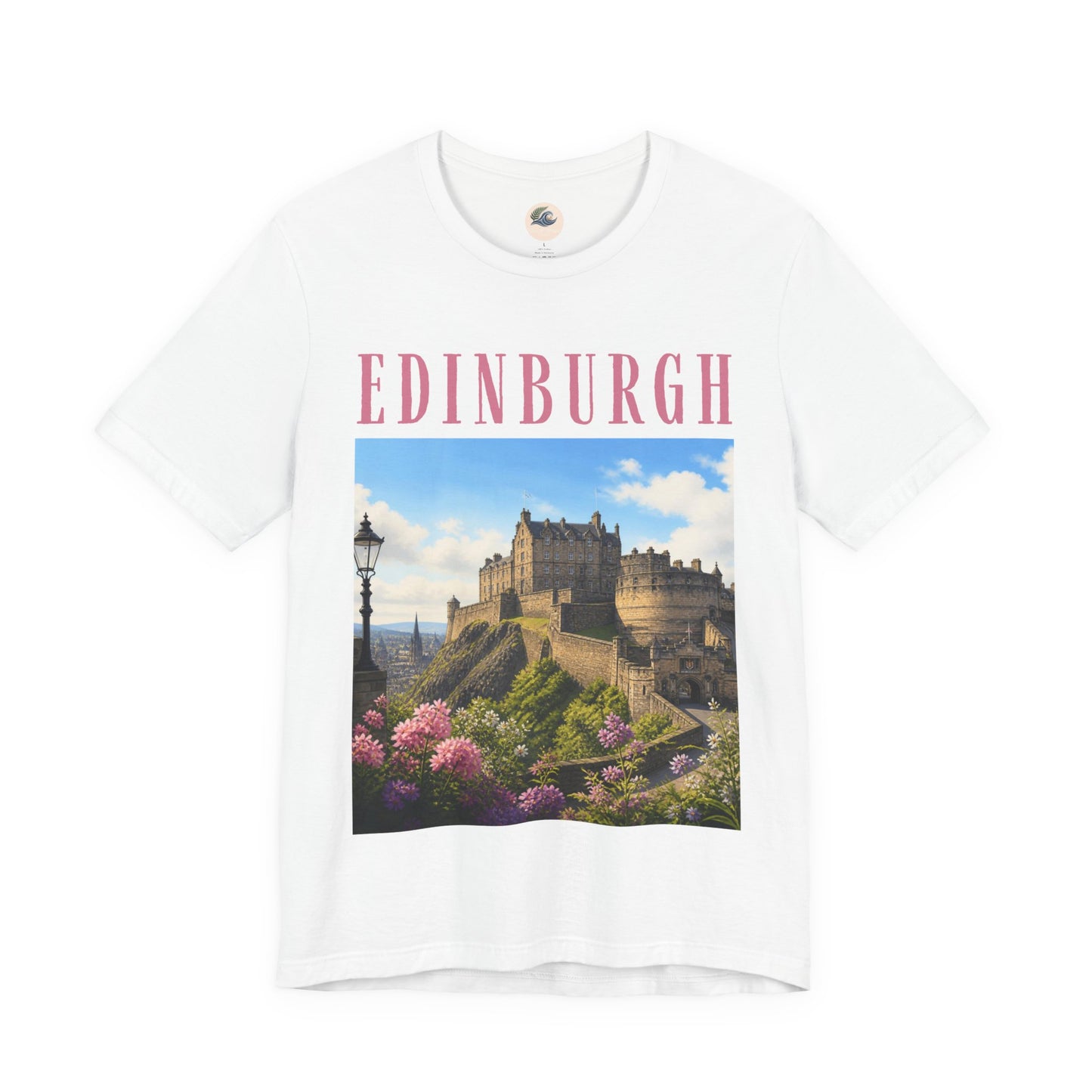 Edinburgh Castle Photo Tee – Vintage Travel T‑Shirt