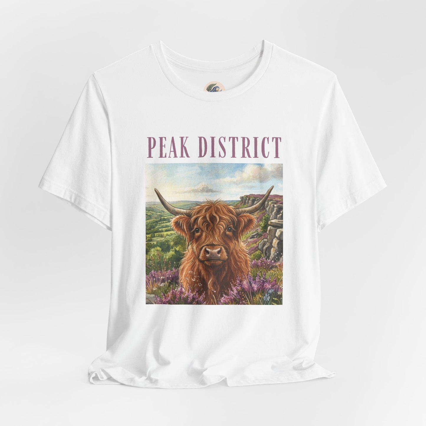 Peak District Highland Cow T‑Shirt