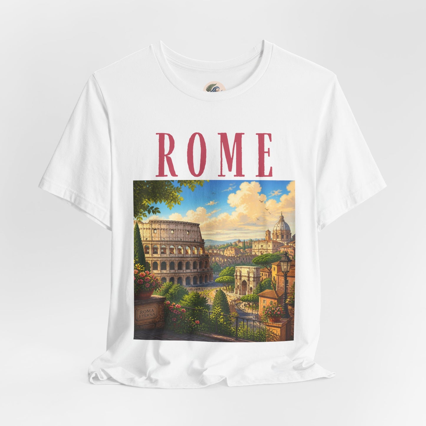 Rome Vintage Travel Tee — Colosseum Scenic Graphic T-Shirt