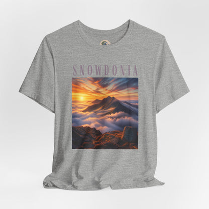 Snowdonia Mountain Sunset T‑Shirt