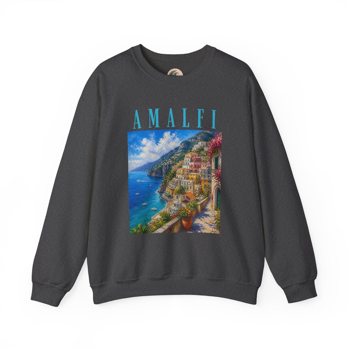 Amalfi Coast Scenic Crewneck Sweatshirt