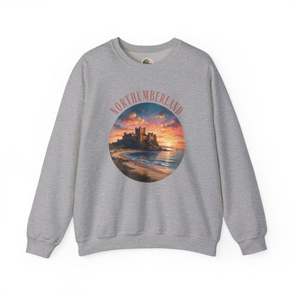 Northumberland Castle Sweatshirt — Scenic Sunset Crewneck