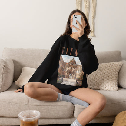 Vienna Palace Crewneck Sweatshirt — Vintage Vienna Travel Sweatshirt