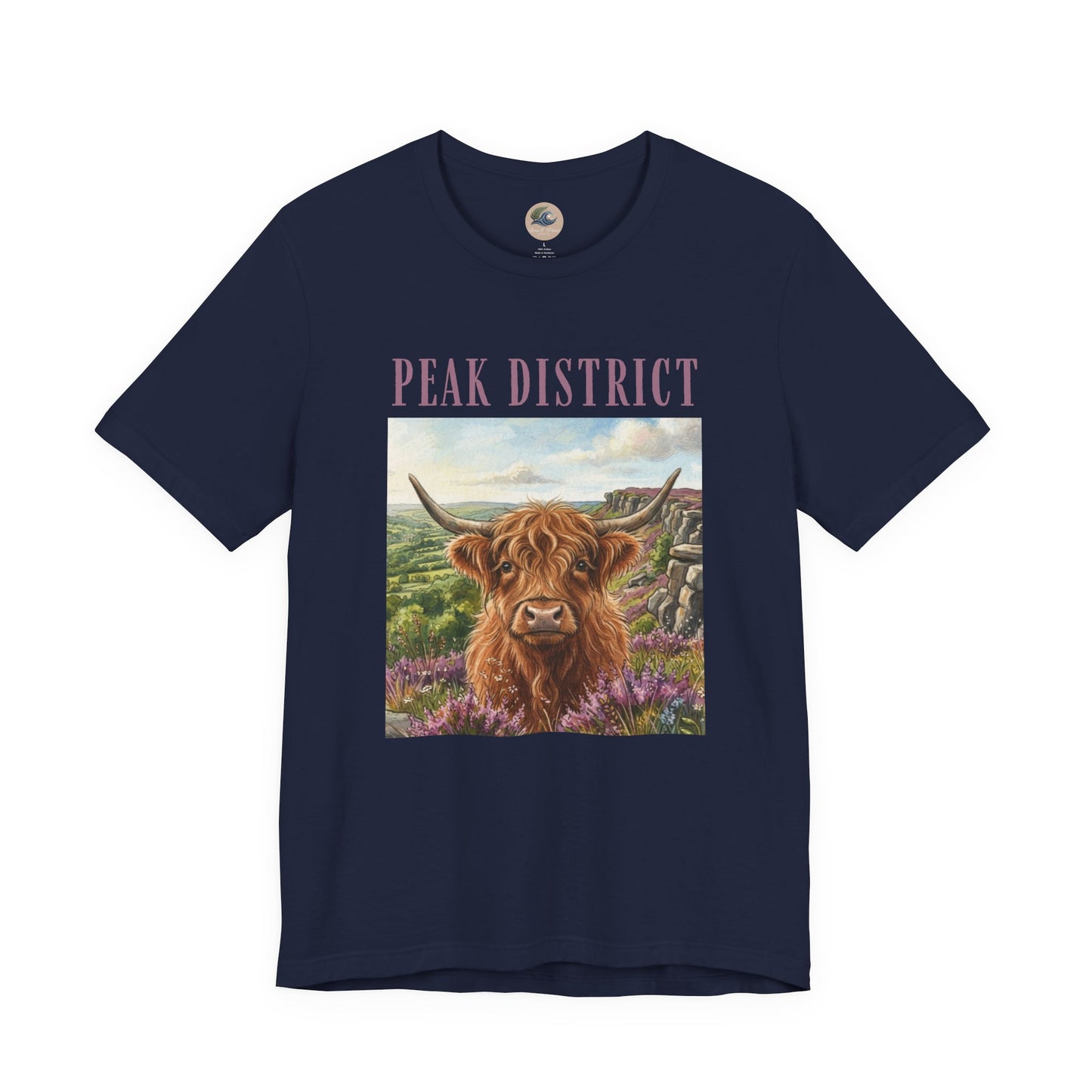 Peak District Highland Cow T‑Shirt
