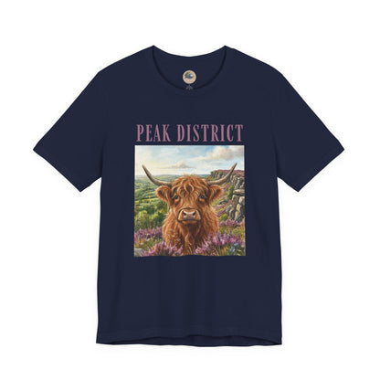 Peak District Highland Cow T‑Shirt