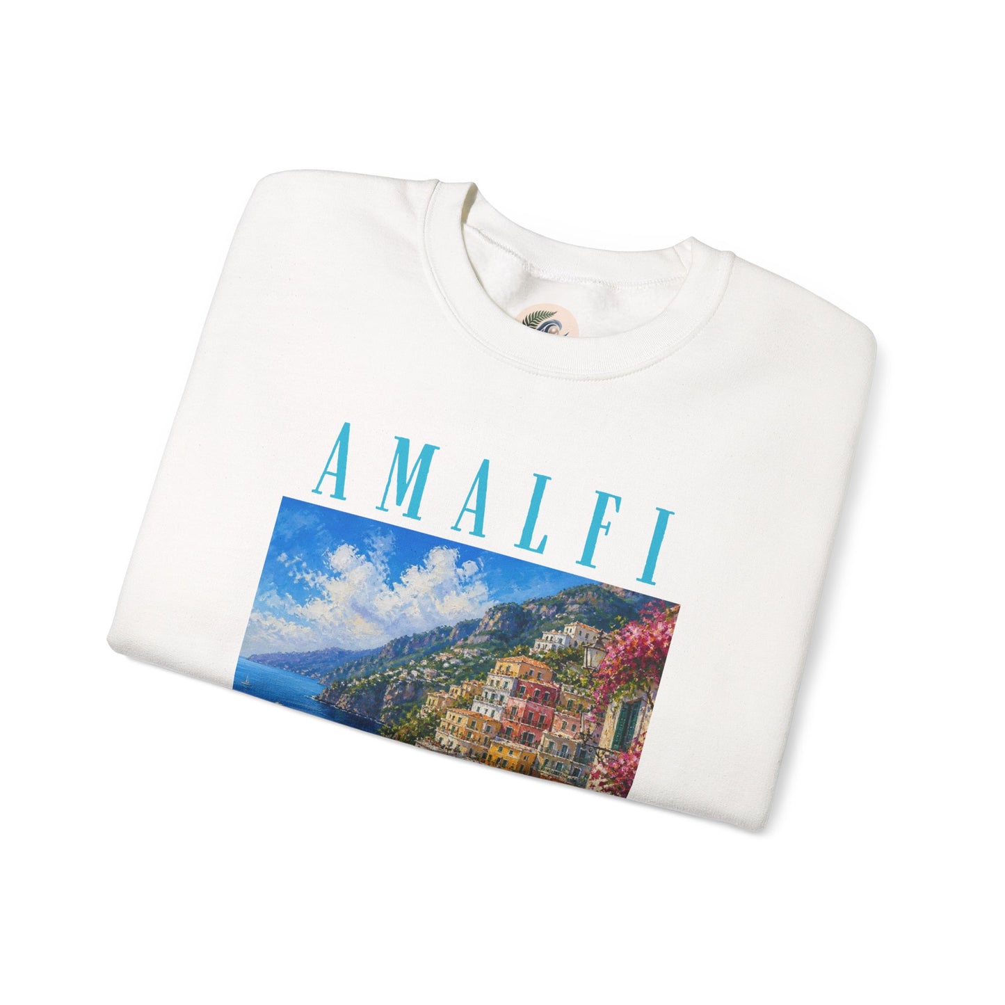 Amalfi Coast Scenic Crewneck Sweatshirt