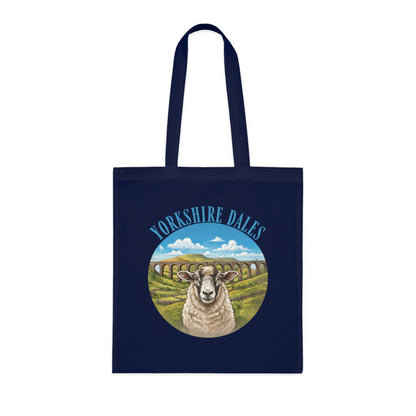 Yorkshire Dales Tote Bag – Scenic Sheep Cotton Tote for Country Lovers