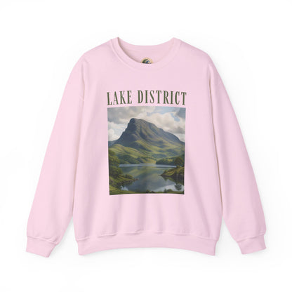 Lake District Scenic Sweatshirt — Vintage Landscape Crewneck