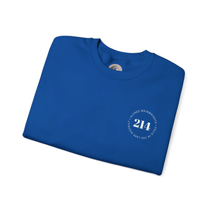214 Wainwrights Minimalist Crewneck Sweatshirt — Small Chest Logo