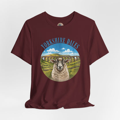 Yorkshire Dales Sheep T-Shirt — Scenic Countryside Tee