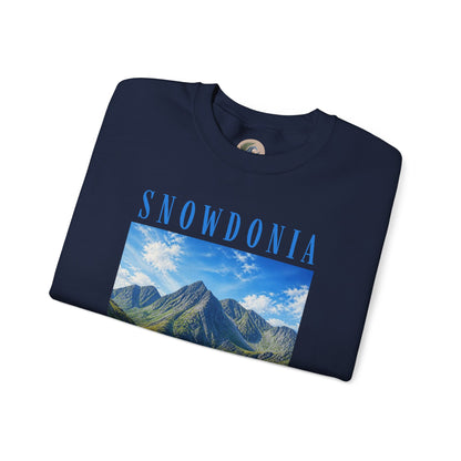 Glyderau Landscape - Snowdonia Mountain Crewneck Sweatshirt