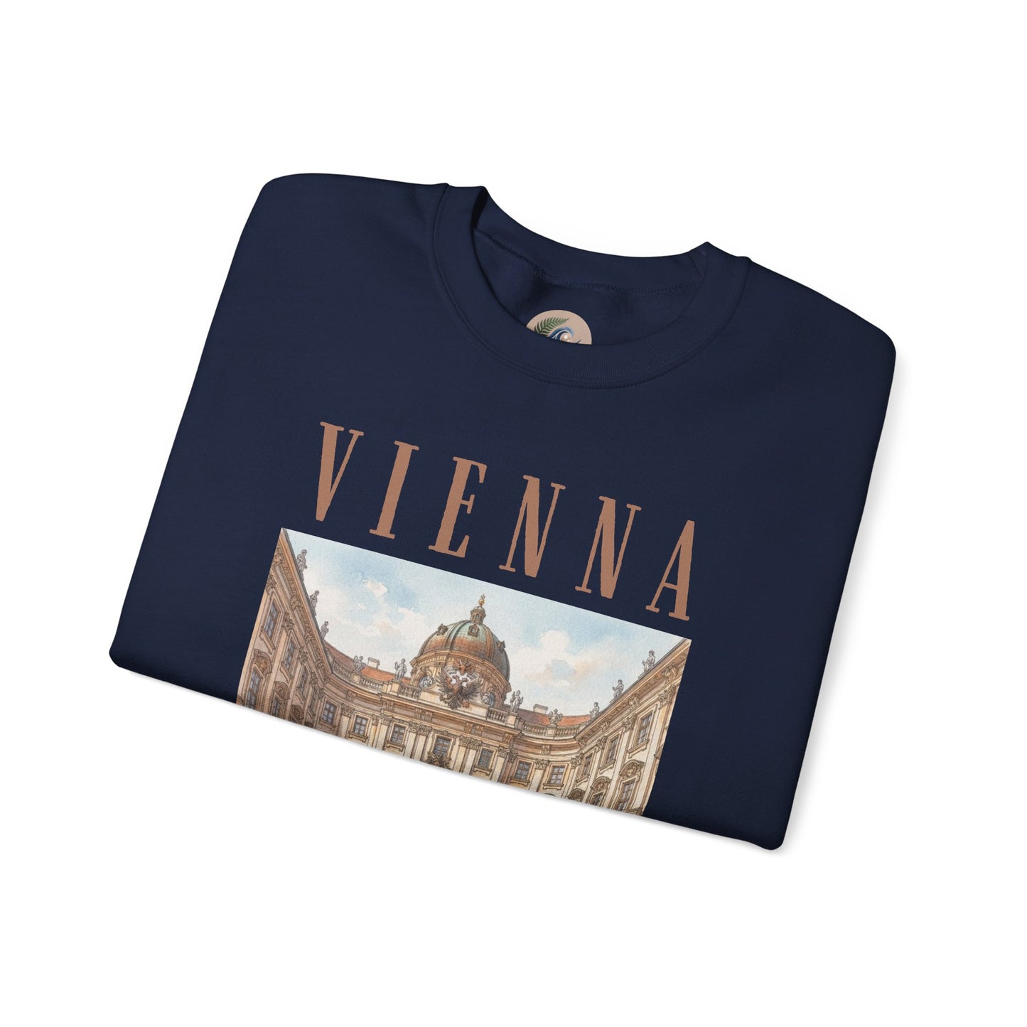 Vienna Palace Crewneck Sweatshirt — Vintage Vienna Travel Sweatshirt