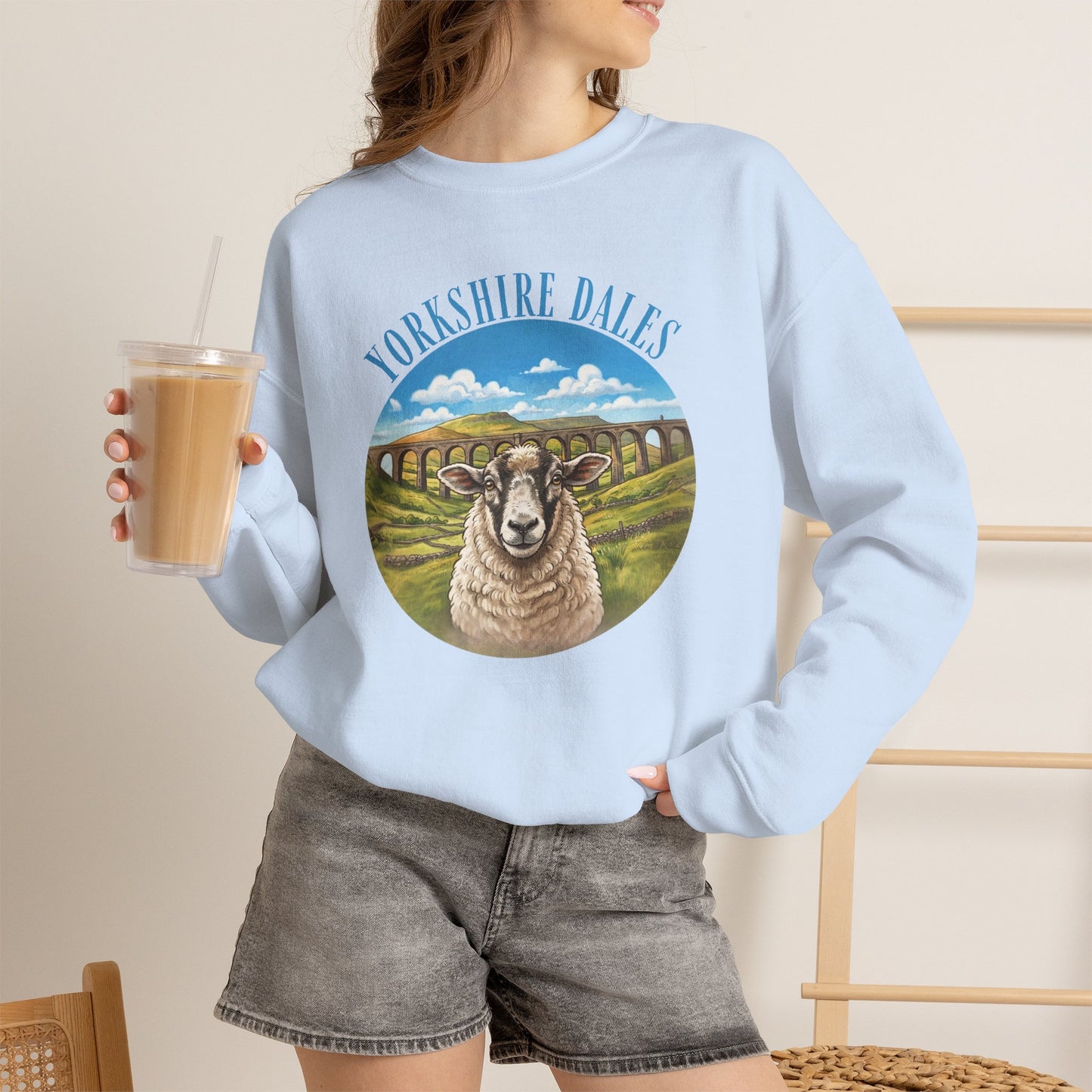 Yorkshire Dales Sheep Crewneck Sweatshirt