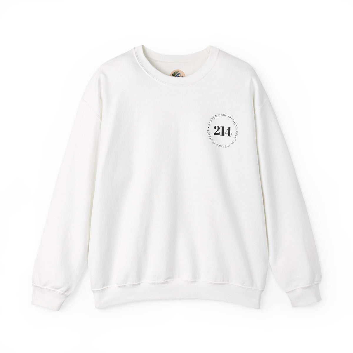 214 Wainwrights Minimalist Crewneck Sweatshirt — Small Chest Logo