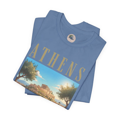 Athens Scenic Tee — Vintage Acropolis Travel T‑Shirt