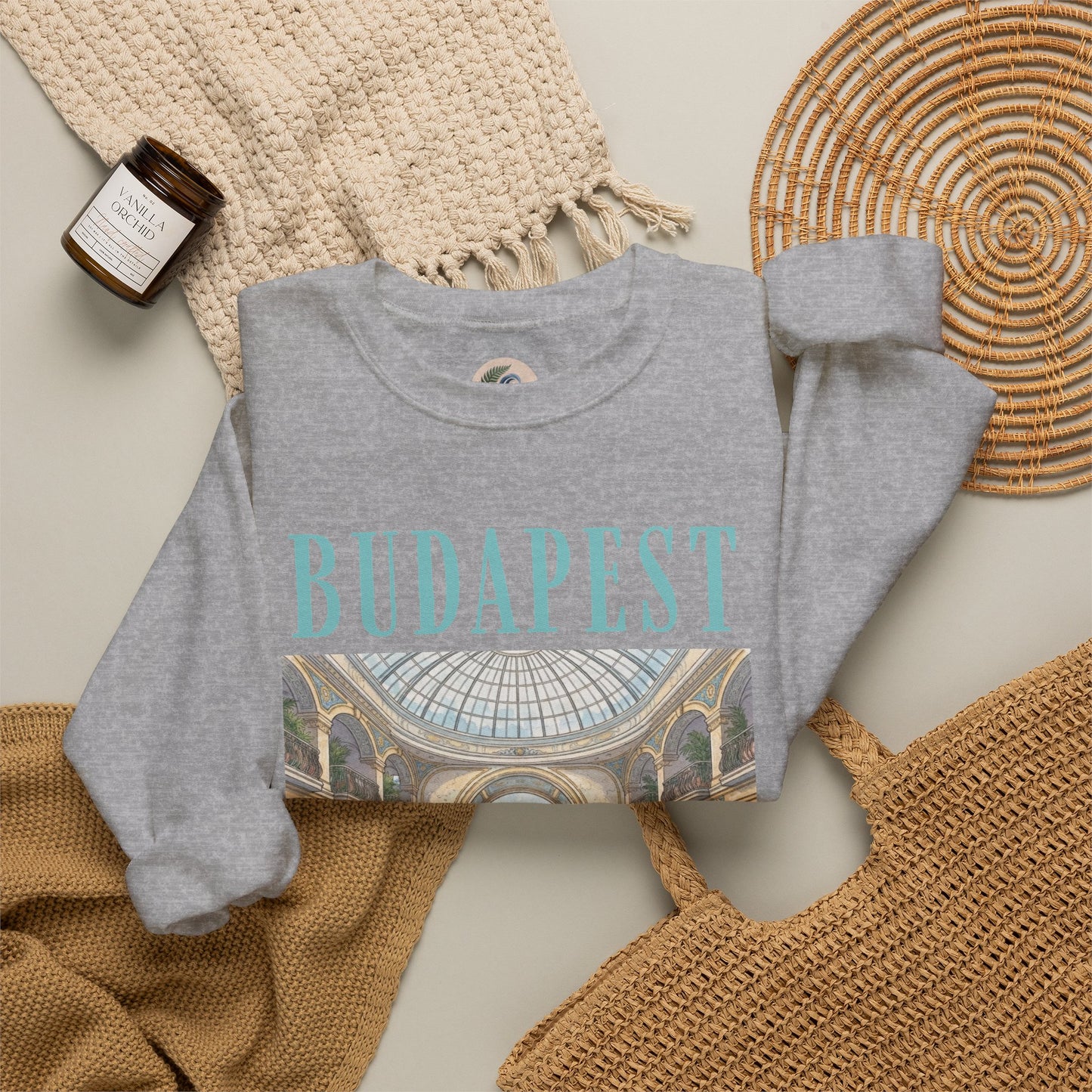 Budapest Thermal Bath Crewneck Sweatshirt