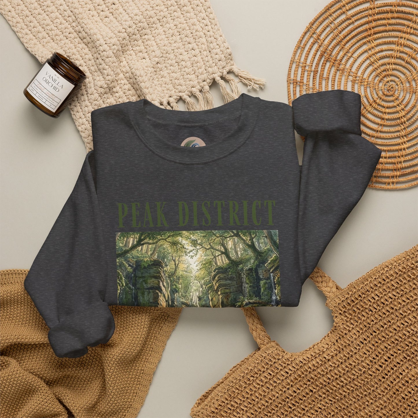 Peak District Luds Church - Scenic Crewneck Sweatshirt
