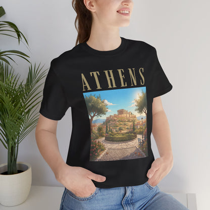 Athens Scenic Tee — Vintage Acropolis Travel T‑Shirt