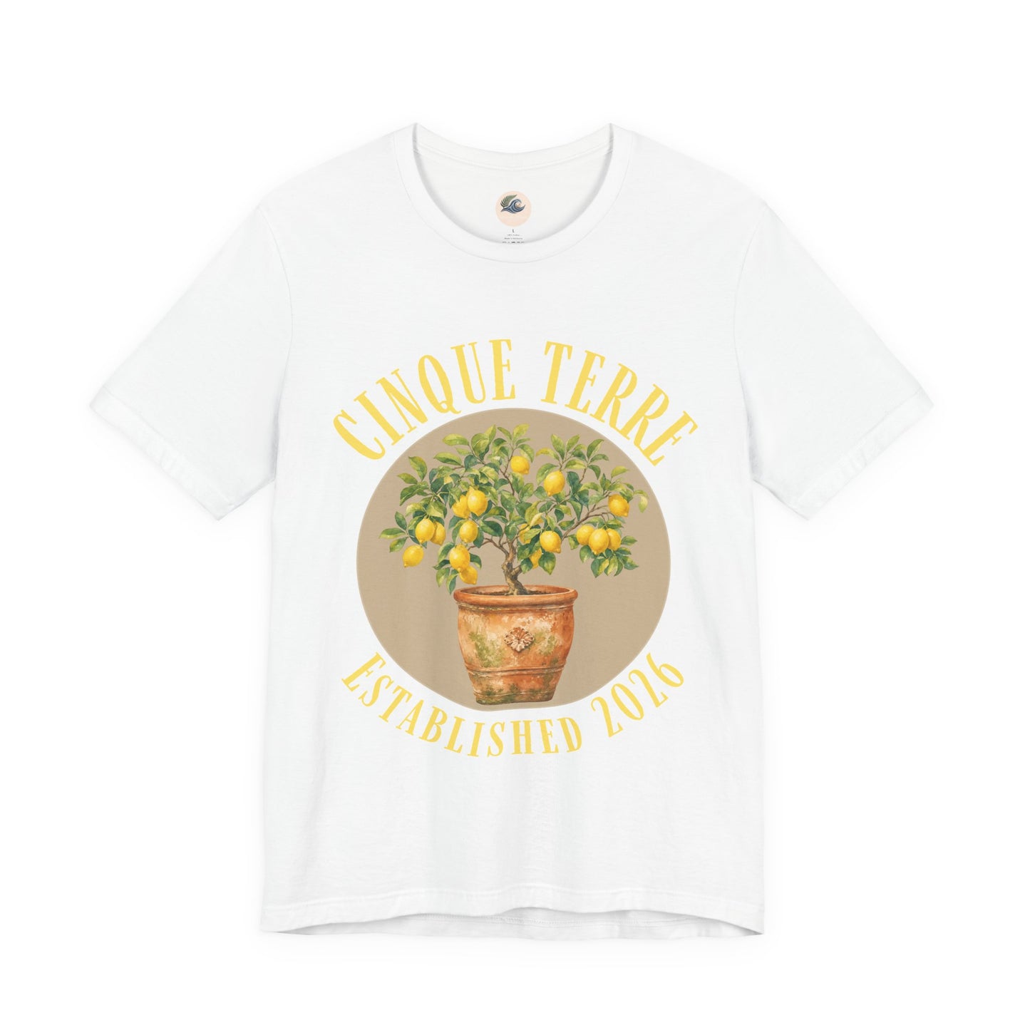 Cinque Terre Lemon Tee — Established 2026 Graphic T-Shirt
