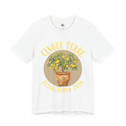 Cinque Terre Lemon Tee — Established 2026 Graphic T-Shirt