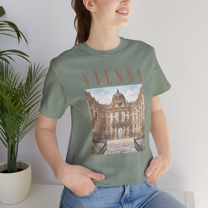 Vienna Photo Tee — Vintage Cityscape Travel T‑Shirt