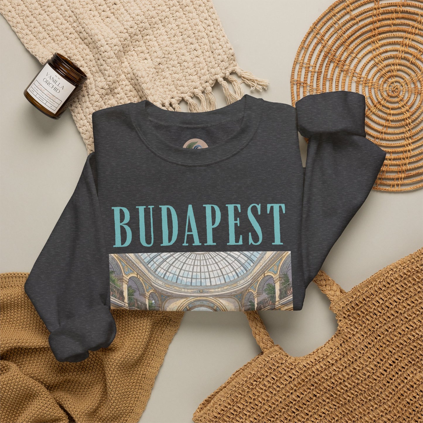 Budapest Thermal Bath Crewneck Sweatshirt