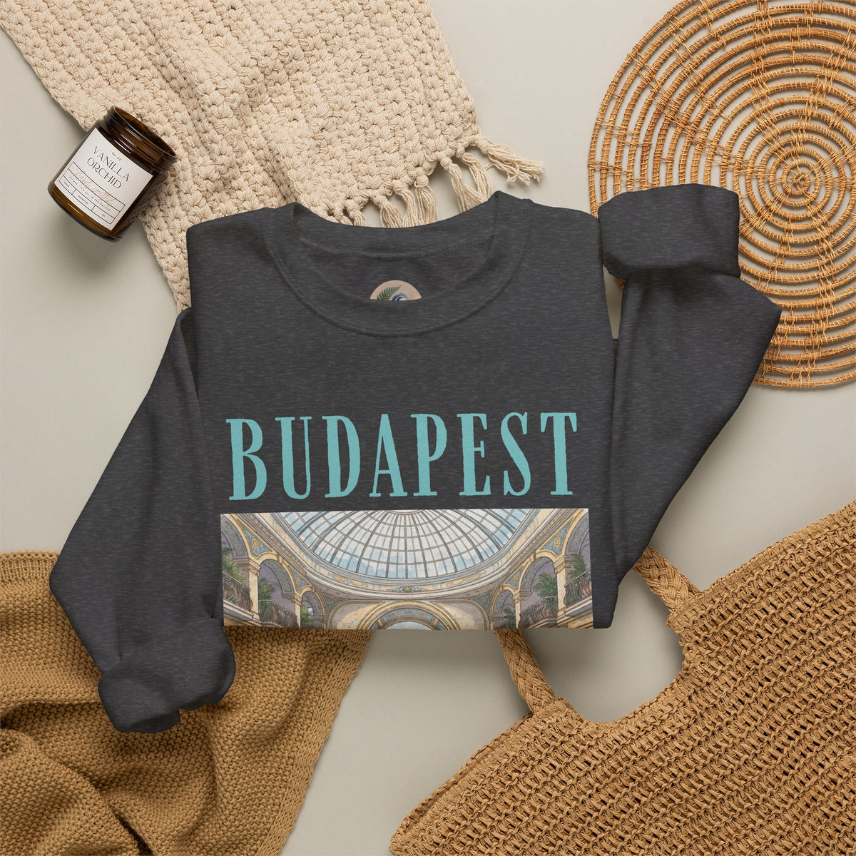 Budapest Thermal Bath Crewneck Sweatshirt
