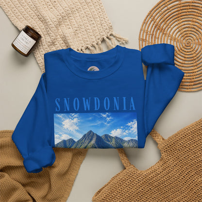 Glyderau Landscape - Snowdonia Mountain Crewneck Sweatshirt