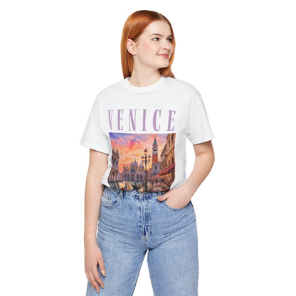 Venice Sunset Graphic Tee — Venice Italy Scenic T-Shirt