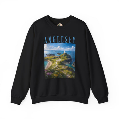 Anglesey Scenic Sweatshirt — Coastal Landscape Crewneck